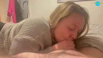 Preview 1 of Sheyou Rape Gay - BBW Teen Sucking her Boyfriend&#039_s Cock AGAIN!