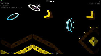 Preview 1 of Be Xxx Vto - SAKUPEN CIRCLES 66-100 GEOMETRY DASH EXTREME DEMON BY NICK24 AND MORE