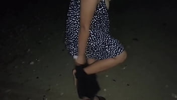 Preview 1 of Got Fuck Forced - Risky Filipina Night fuck by the seashore