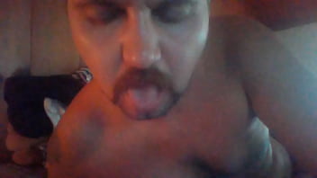 Preview 2 of Wechat Mly - Up Close Pussy Licking Video For A Fan - SirChrisx9 - Straight Male Cam Model