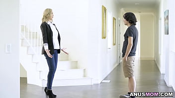 Preview 2 of Full White Pusy - Latin boy Ricky Spanish promises to stop bullying MILF Lilly James&#039_ stepson under the prerequisite that he can fuck her ass!