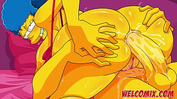 Preview 4 of Brook Fart - Fucking the hot neighbor! The neighbor&#039_s love - The Simptoons