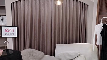 Preview 1 of Kachi Sexy Video Kahei Xxx - Horny Asian Teen Masturbates Inside a Fitting Room
