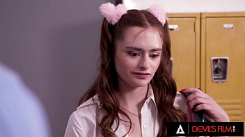 Preview 1 of Www Sexe Xxxx - DEVILS FILM - Horny Teen Student Gets Her Tight Pussy Fucked By Her Black Teacher