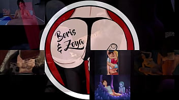 Preview 1 of Brandy Love Zzbar - Boris break down handcuffs while streaming rouhg fuck with stepsister online