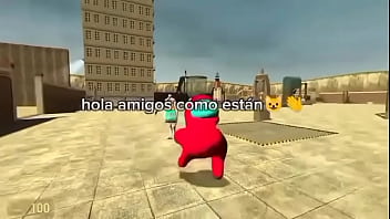 Preview 2 of Big Indan Tits - AMONGUS CON UN CULOTE ENORME,  AMENAZA CON LA DESTRUCCI&Oacute_N TOTAL DE LA VIDA HUMANA CON SU GRAN CULO