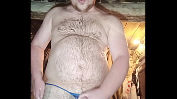 Preview 2 of Bf Xx Vedoes - Hot homemade video of a RUSSIAN village GAY.Superbly masturbated in a blue THONG and A HUGE dildo in the ass!