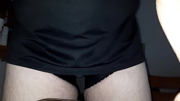 Preview 1 of Hinda Sexy Video - WOW!  this panty reshaper feels great &amp_ makes my ass look fab-u-lous!  wonder what it would be like to be penetrated wearing this?  tunnel-plug &amp_ butt-plug ass-to-mouth to follow ~ yum!  ardyss panty reshaper PRRN,  black S  will try beige M soon .