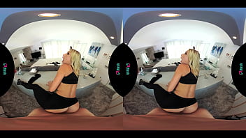 Preview 2 of Jenss Fitnes - VRHUSH Carmen Caliente catches a thief