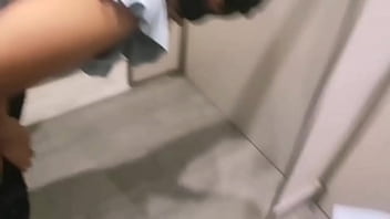 Preview 3 of Rion Sex - Risky Horny Filipina Suck and Fuck in A Public Fitting Room EATS CUM PART 5