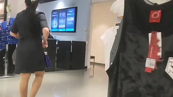 Preview 1 of Xxx Vid9es - Risky Horny Filipina Suck and Fuck in A Public Fitting Room EATS CUM PART 4