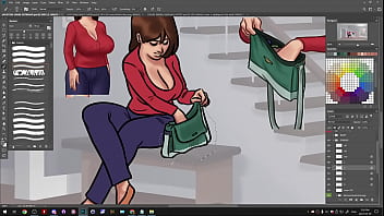 Preview 4 of Desi Kamam - Picarto ~ DarkCookie - Summertime Saga [720p] (2023.03.30)