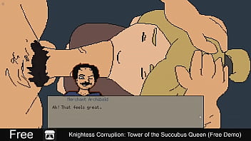 Preview 2 of Lezbian Teen Panty Sex - Knightess Corruption: Tower of the Succubus Queen (Free Demo)