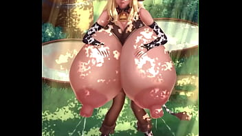 Preview 3 of Yen Santos Xnxx Pinay Scandal - 3D HQ Cow girl Blonde lactating Breast Expansion POV wSound added