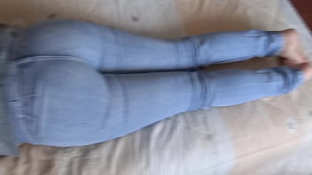 Preview 3 of Xxxnxxx Fuking English Hd - I love showing off my big ass with the jean on and the jean down,  in panties,  before they cum on it