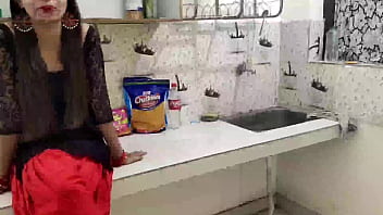Preview 2 of Ina Raymundo Six Video - Fucked my Ex-girlfriend in the Kitchen with Hindi Audio Xxx