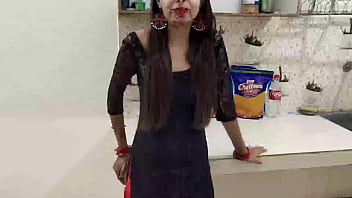 Preview 1 of Ina Raymundo Six Video - Fucked my Ex-girlfriend in the Kitchen with Hindi Audio Xxx