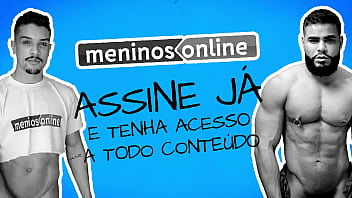 Preview 4 of Latex Piss Nurse - Rico Marlon &amp_ Renato Moura - Bareback (Shiiiih.. Meu namorado vai acordar!) - Teaser