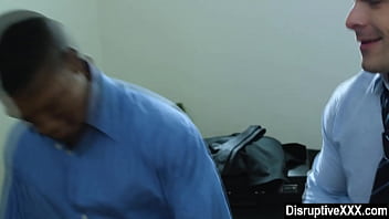 Preview 2 of Stuent Or Teacher Xxx Vido - Ambitious black guy sucks white big cock to get into politics