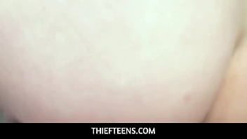 Preview 4 of Bobbie Fist - ThiefTeens  -  Petite Teen Lily Glee Caught Shoplifting A Comic Book Fucked By Store Security Guard For No Police