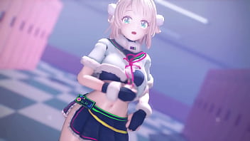 Preview 3 of Wife Hurry - Shigure Ui Striptease Dance - Mookk Jji Ba MMD by Hisapi