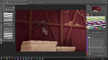 Preview 2 of Sceretaris Big Tis - Picarto ~ DarkCookie - Summertime Saga [720p] (2023.03.28)
