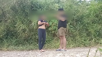 Preview 1 of Big Perky Breast - Horny Filipino Couple fucks in Public Voice Over   Shoutout