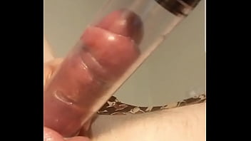 Preview 4 of Mom And Friend Jordi El Nino - Pump my big cock with urethral sounding