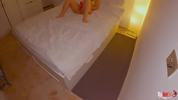 Preview 1 of 4k Hd Tiny4k Kimberly Costa Anal - Stepmom asks her Stepson to join her Masturbation. Sucks cock and gets vibrator and pussy in cum