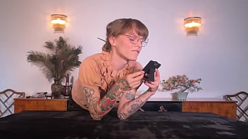 Preview 1 of Granny Pissing Massage - Secretary Masturbates,  Pees,  Fucks A Toy and Cums At Office