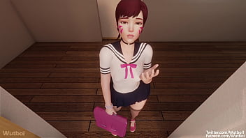Preview 1 of Lolita Rusian 2007 - Stuck In Detention With D.Va Wutboi