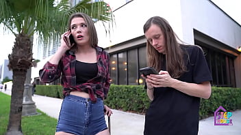 Preview 1 of Fat Teen10 - Hot Mom Fucked Doggystyle - First Impressions of the Big City STEP HOUSE XXX