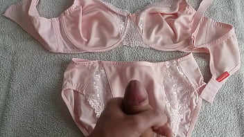 Preview 2 of Tall Pear - Cumming on pink panties