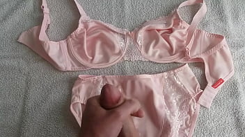 Preview 4 of Tall Pear - Cumming on pink panties