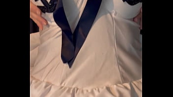 Preview 2 of Racist Ebony Slave - Goodbye bank holiday. Hello #faketits in sexy sailor uniform