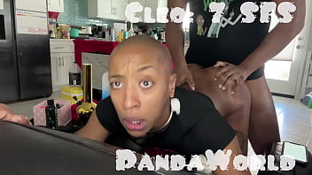 Preview 2 of Full Oil Xxxx Oil Hot Xxxx - Bald Ebony Anal Submissive Slut Gets Her Asshole Destroyed by BBC!