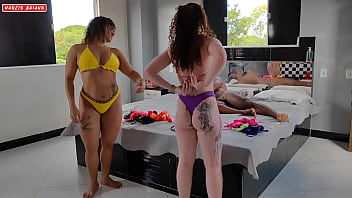 Preview 3 of Mother Japon Porno Ensest Full - Minhas duas esposas trasando i eu entro no meio da putaria rolou DP