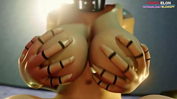 Preview 3 of Virgin Blonde Rape - Toy Chica Mostrando Sus Tetas