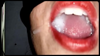 Preview 4 of Bealty Slut - REAL HOMEMADE,  MY WIFE LIKES TO SUCK ALL THE SPERM AFTER CUMSHOT AND I,  LIKE A REAL CUCKOLD HUSBAND CAN&acute_T RESIST TO WATCH THIS AND I CUM TOO - KARINA AND LUCAS