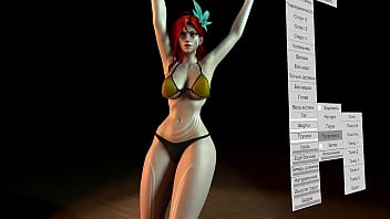 Preview 4 of Cubby Body Girl - Virt-a-Mate Arcana Windrunner dance bikinis
