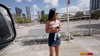Preview 1 of Sir Fuck Student - Summer Col Colombian Student Get Surprise Anal on The Bus