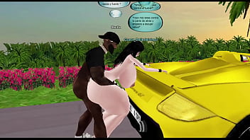 Preview 4 of Tony Bangbros - IMVU - Charlo de m&aacute_s con una espa&ntilde_ola nalgona y le termino reventando el culo en el casting.