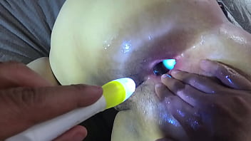 Preview 2 of Jepon Solo - This big ass pig is happy when her owner puts big balls in her ass hole