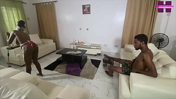 Preview 1 of Jordi First Fuck - Big tits Ebony maid gets her big Ass fucked by big black cock for extra tip. Go to Red for hot videos