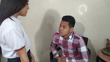Preview 1 of Babala Hamba Wanna Inna Xxx - UNA BUENA MAMADA AL PROFESOR PARA PASAR LA MATERIA