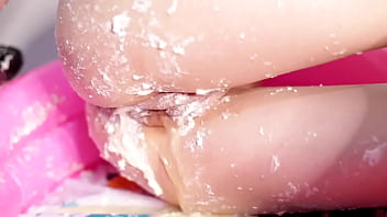 Preview 1 of Between Kimmysunny - Dirty messy Creampie &amp_ Pee