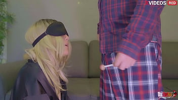 Preview 1 of Frankie Jean - I&#039_m playing the game Guess the Taste With my stepson! I KNOW I WILL GET HIS COCK IN THE THROAT AND ALL HIS CUM.