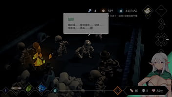 Preview 2 of Bipasha Base - HGAME-Escape Dungeon 2-銀月蒼狼 蘇拉爾-3~扶他惡魔的持續鞭打!讓妳體會騎著三角木馬的快樂