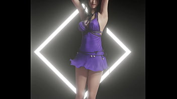 Preview 2 of Ideal Ass - Tifa Dance (Version 2)
