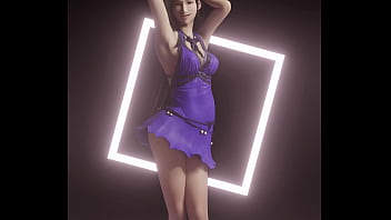 Preview 3 of Ideal Ass - Tifa Dance (Version 2)